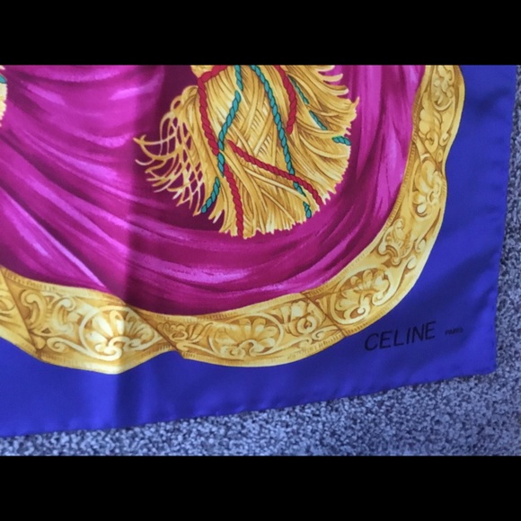 Celine silk square scarf - Picture 5 of 9